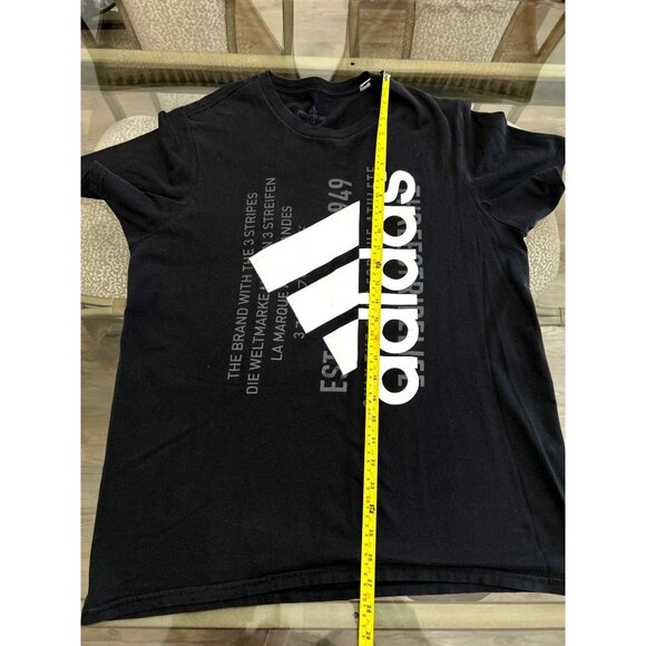 Adidas Amplifier Tee Black Mens T-Shirt Size L - Picture 6 of 6